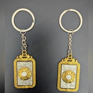 A Pair Of Dewachen Tibetan Keychains For Couples, Perfect Valentines Gift